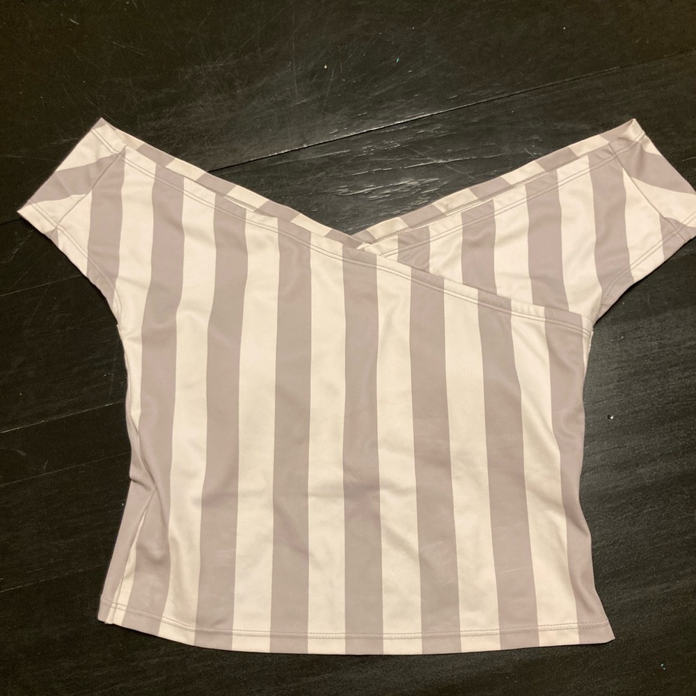 KJ off the shoulder swim top